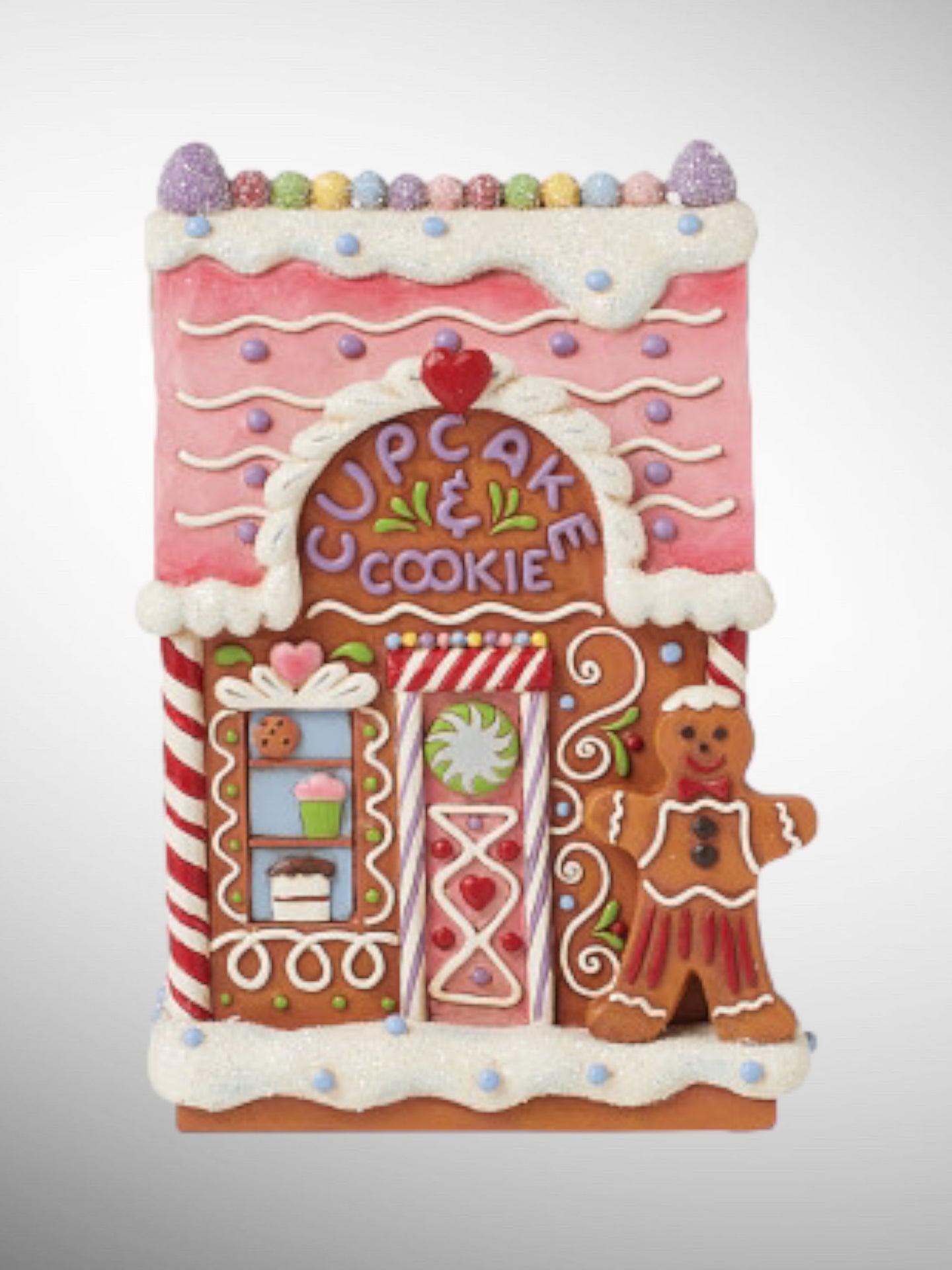 Jim Shore Gingerbread Christmas - Baking Spirits Bright Gingerbread Bakery Figurine